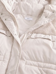 Ecru Teddy Borg Patch Jacket - Image 7 of 9
