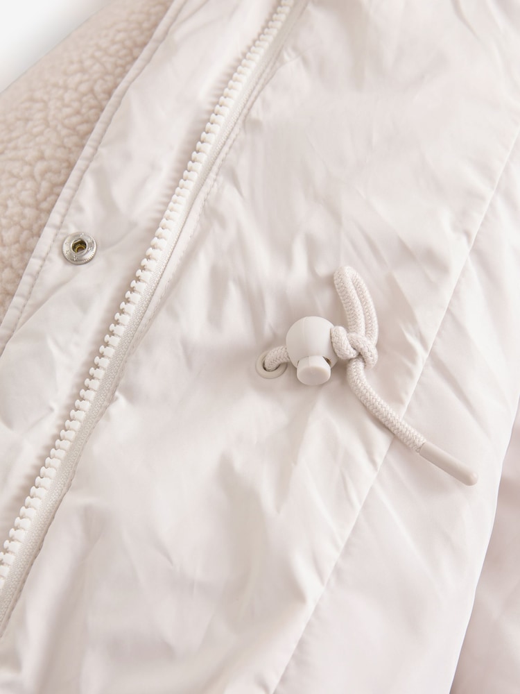 Ecru Teddy Borg Patch Jacket - Image 9 of 9