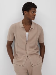 Paige Cotton-Linen Knitted Shirt - Image 1 of 5