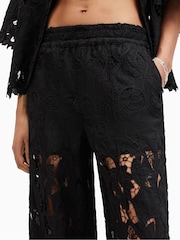Zwart - AllSaints Charli Embellished Trousers - Image 7 of 9