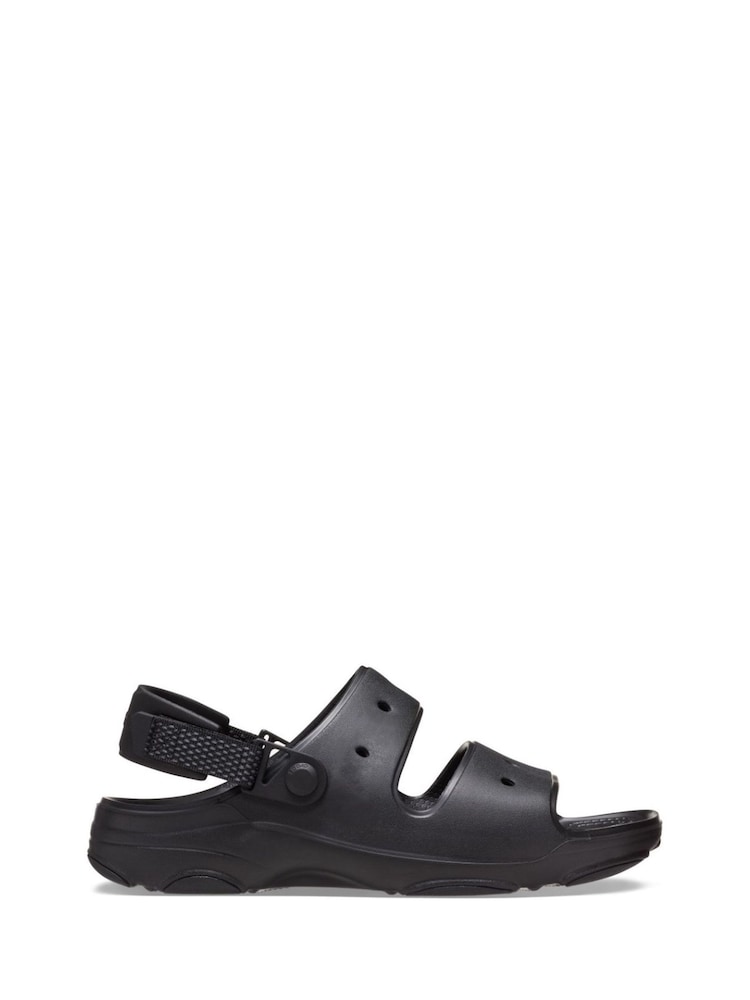 Crocs Black Dark Adults All Terrain Two Strap Sandals - Image 1 of 6 Crocs Black Dark Adults All Terrain Two Strap Sandals - Image 1 of 6