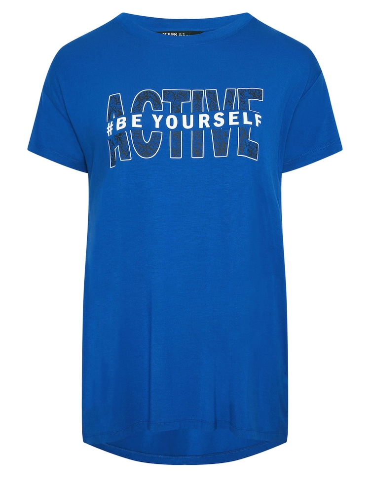 Yours Curve Blue Be yourself Active Top - Image 5 of 5