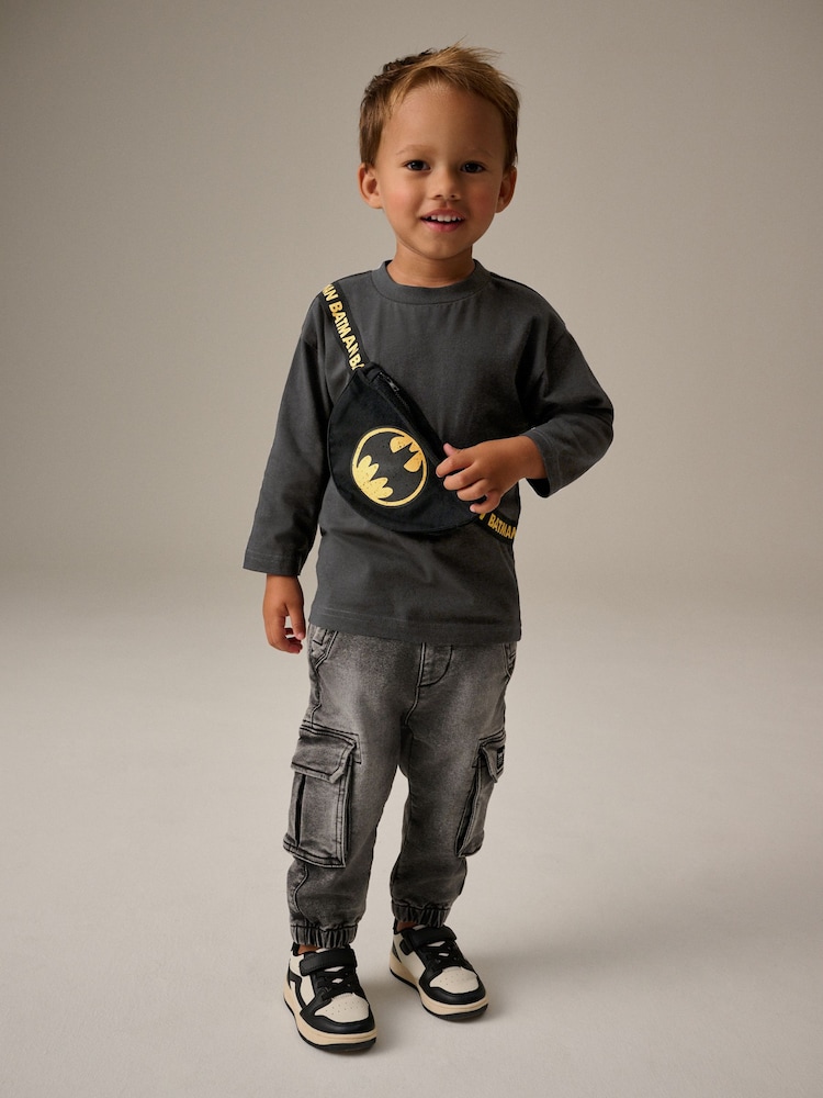 Herenshirt met lange mouwen SPIRAL - Batman