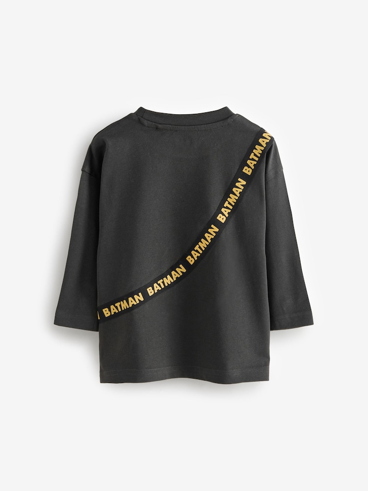 Batman Three Pack 100% gekamd katoen T-shirts met lange mouwen