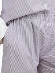 AllSaints Blue Stripe Karina Shorts - Image 4 of 7