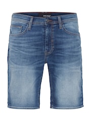 Blend Blue Stretch Denim Shorts - Image 5 of 5