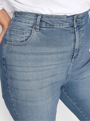 Pantalones cortos de denim básicos de Yours Curve - Imagen 3 de 4