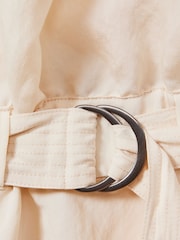 Reiss Cream Tayah Modal Blend Parachute Midi Dress - Image 6 of 6
