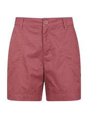 Mountain Warehouse Pink Bayside 100% Cotton Womens Shorts - Image 1 of 5
