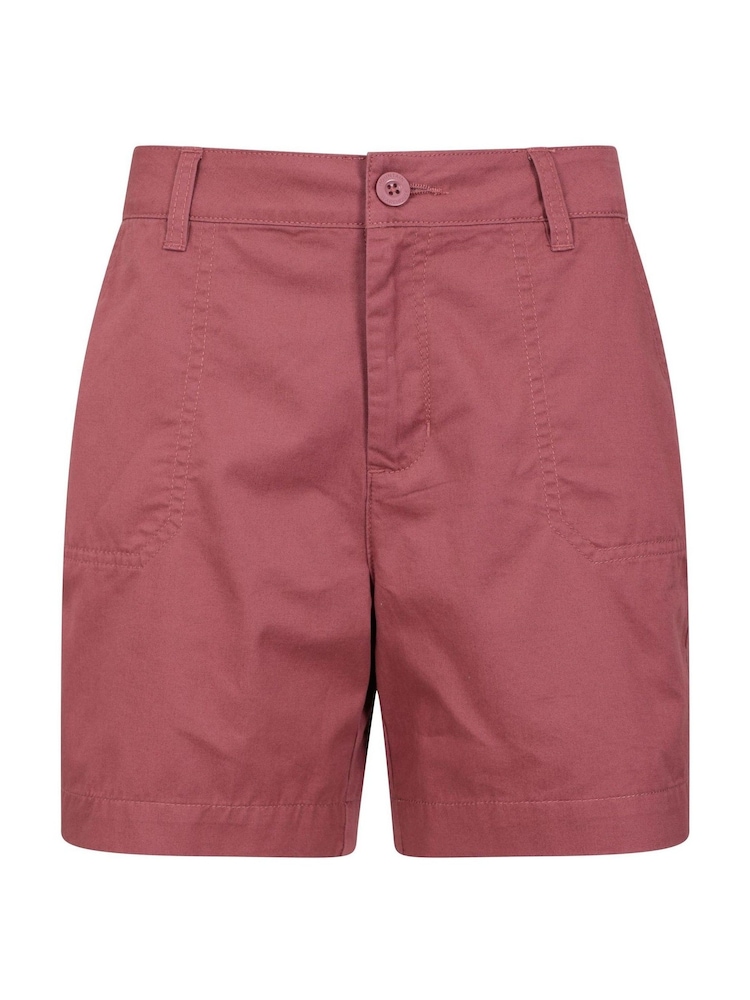 Mountain Warehouse Pink Bayside 100% Cotton Womens Shorts - Image 1 of 5