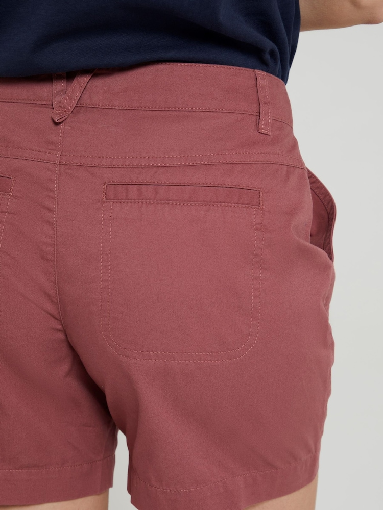 Mountain Warehouse Pink Bayside 100% Cotton Womens Shorts - Image 4 of 5