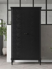 Feather & Black Black Casterton Double 2 Drawer Wooden Wardrobe - Image 1 of 3