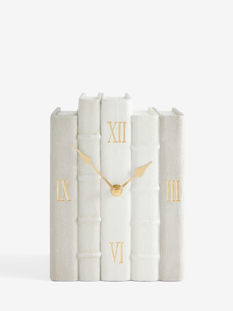 Beige Chic Books Clock - Image 3 of 3