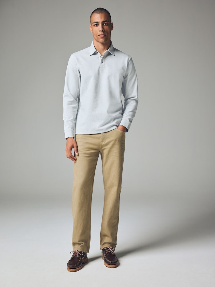 Light Stone Straight Fit Soft Touch Coloured Stretch Jeans - Image 2 of 12