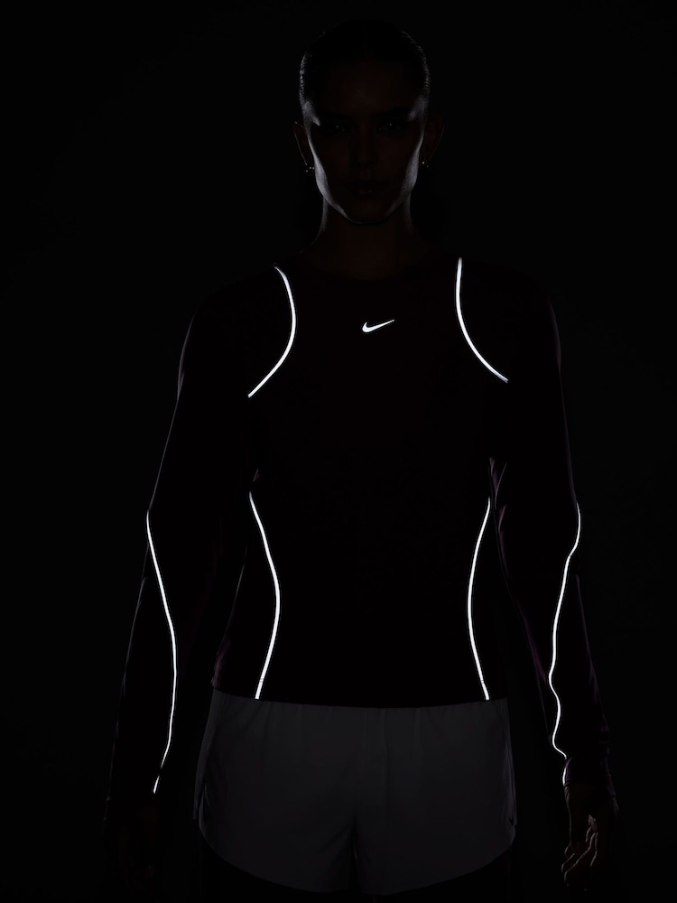 Nike Purple Running Division Long Sleeve Running Top - Image 4 of 4