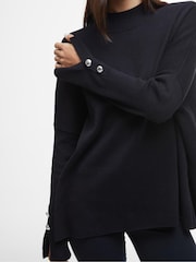 Barbour® International Jade Knitted 100% Cotton Jumper - Image 6 of 7