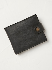 FatFace Black Multi Compartment Leather Wallet - Image 1 of 2