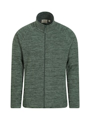 Mountain Warehouse Green Mens Snowdon II Full-Zip Fleece Jacket - Image 1 of 5
