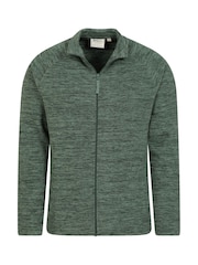 Mountain Warehouse Green Mens Snowdon II Full-Zip Fleece Jacket - Image 2 of 5