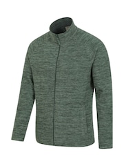 Mountain Warehouse Green Mens Snowdon II Full-Zip Fleece Jacket - Image 3 of 5