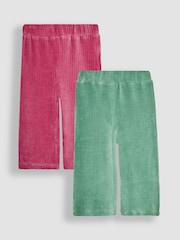 Jojo Maman Bébé 2-Pack rebrasti žamet Velur Flare pajkice - Slika 1 iz 6