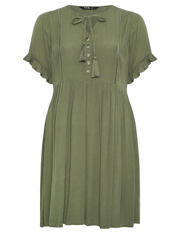 Yours Curve Green Desert Dress - Image 5 of 5