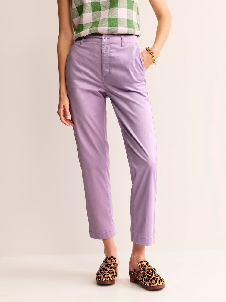 Boden Purple Barnsbury Chino Trousers - Image 1 of 4 Boden Purple Barnsbury Chino Trousers - Image 1 of 4