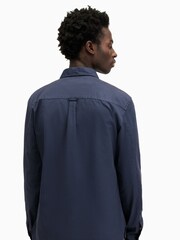 AllSaints Blue Hawthorne Shirt - Image 2 of 6