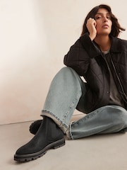 Black Extra Wide Fit Forever Comfort® Chelsea Boots - Image 2 of 8