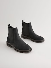 Black Extra Wide Fit Forever Comfort® Chelsea Boots - Image 4 of 8