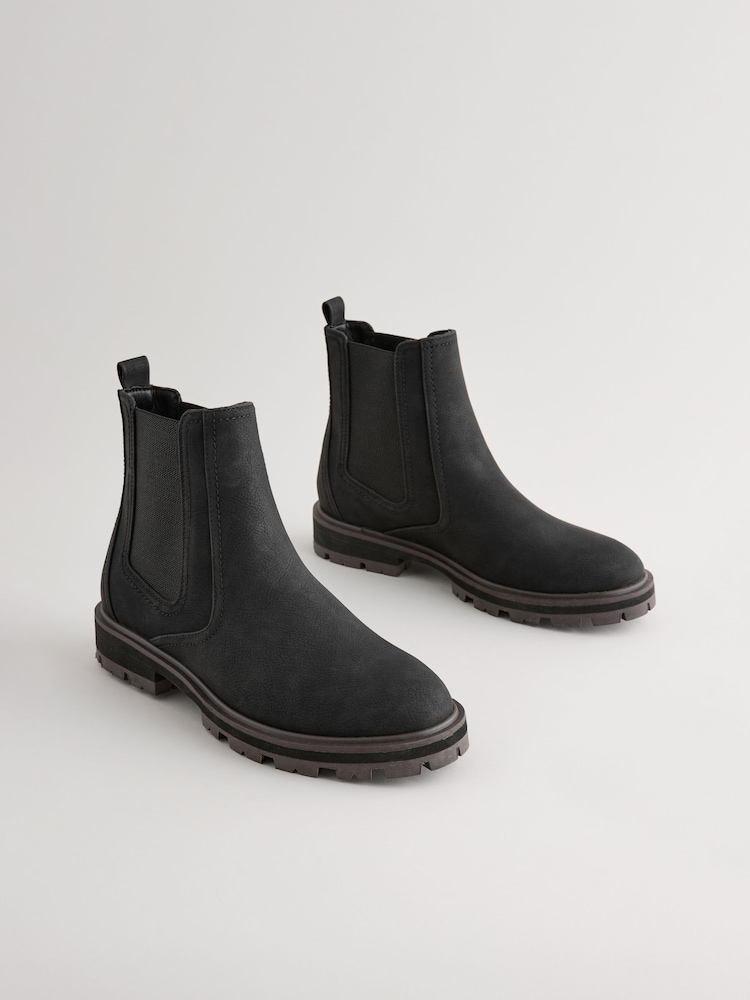 Black Extra Wide Fit Forever Comfort® Chelsea Boots - Image 4 of 8