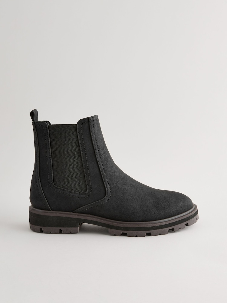 Black Extra Wide Fit Forever Comfort® Chelsea Boots - Image 5 of 8