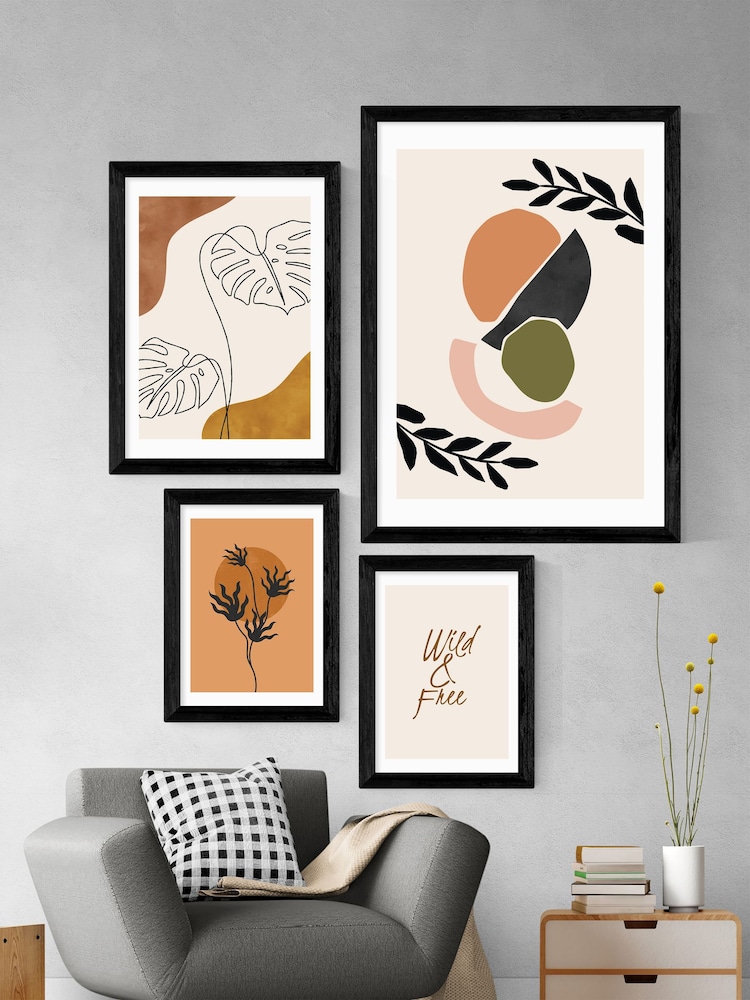 East End Prints Black One Line Monstera Framed Art Print - Image 3 of 3