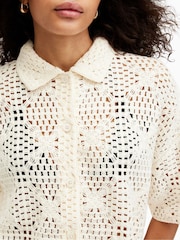 AllSaints White Milly Shirt - Image 2 of 8