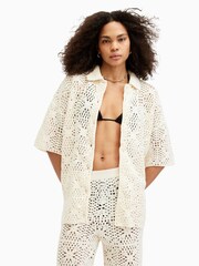 AllSaints White Milly Shirt - Image 5 of 8