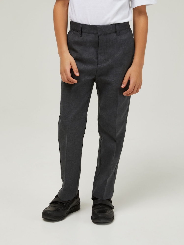 Trutex Junior Boys Regular Fit Grey School Trousers - Image 3 of 5