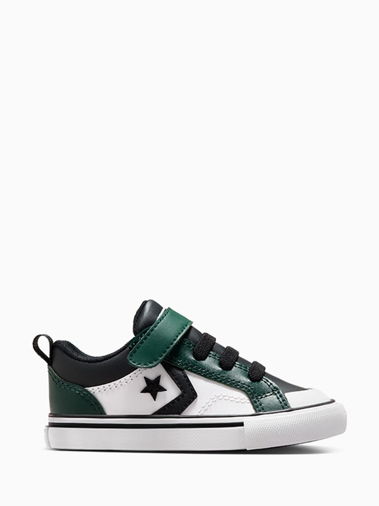 Converse Green Infant Pro Blaze Strap Leather Trainers - Image 1 of 4
