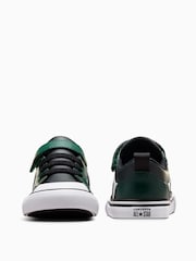 Converse Green Infant Pro Blaze Strap Leather Trainers - Image 3 of 4