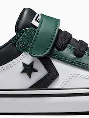 Converse Green Infant Pro Blaze Strap Leather Trainers - Image 4 of 4