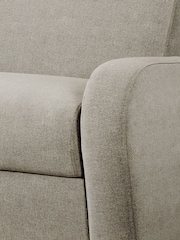 Jay-Be Brushed Twill Smoke Grey Brushed Deco Snuggle Sofa Bed - Image 4 of 6