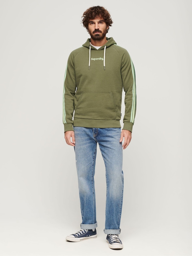 Sudadera con capucha y logo a rayas Terrain de Superdry - Imagen 2 de 3