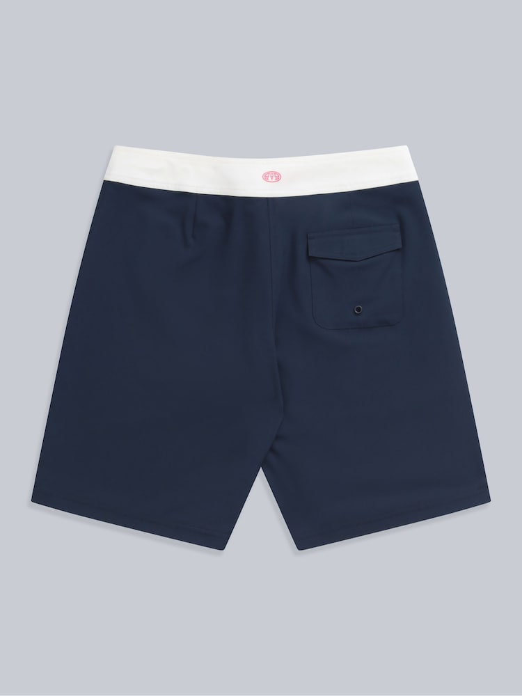 Animal Blue/White Womens Nora Classic Quick Drying Board Shorts - Image 5 of 9