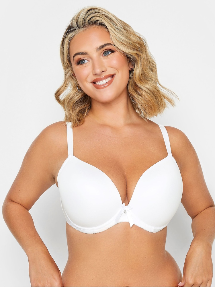 Yours Curve Black Plunge Microfibre Bra 2 Pack - Image 2 of 6