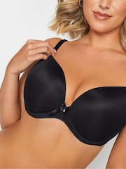 Yours Curve Black Plunge Microfibre Bra 2 Pack - Image 5 of 6