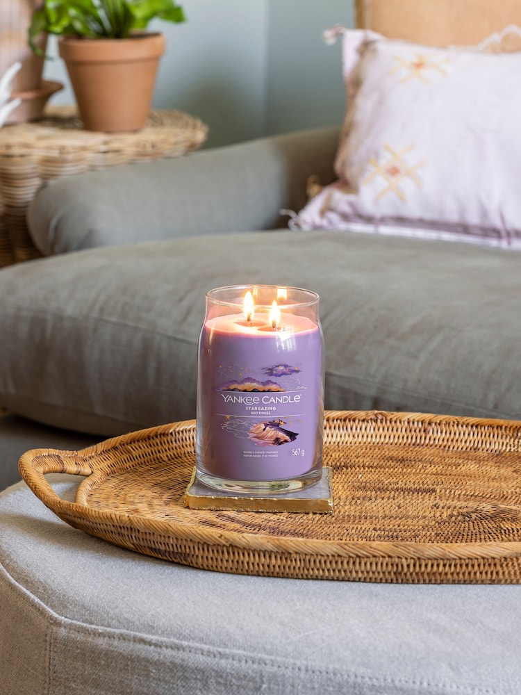 Yankee Candle Purple Signature Large Jar Stargazing - Image 1 of 4