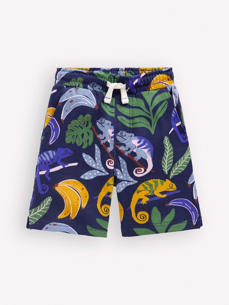 Boden Blue Printed Shorts - Image 1 of 3 Boden Blue Printed Shorts - Image 1 of 3