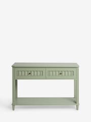 Nina Campbell Light Green Willis Console Table - Image 5 of 9