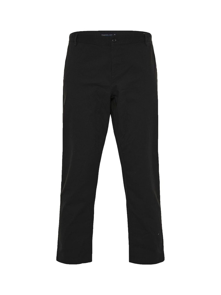BadRhino Big & Tall Black Stretch Chino Trousers - Image 3 of 3