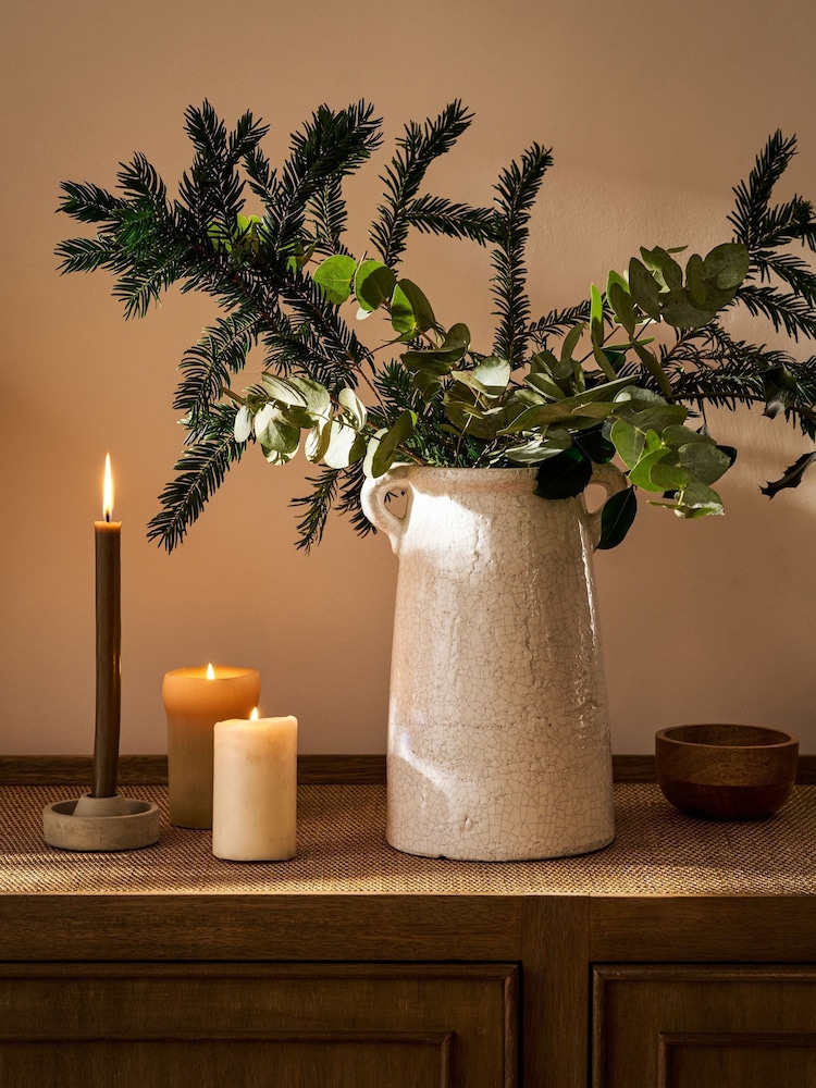 Garden Trading White Ravello Vase - Image 1 of 6 Garden Trading White Ravello Vase - Image 1 of 6