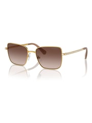 Swarovski Gold Sk7015 Round Sunglasses - Image 2 of 5